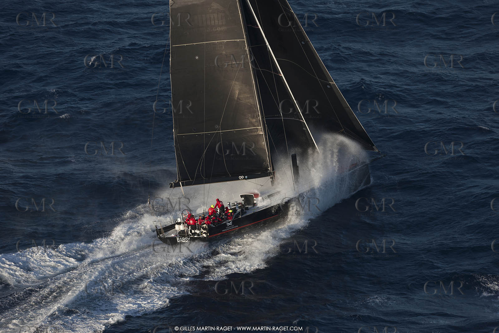 09 10 2017, Calvi (FRA,20), VOR 70 Babsy, Tentative de record autour de la Corse à la voile, skipper Franck Cammas