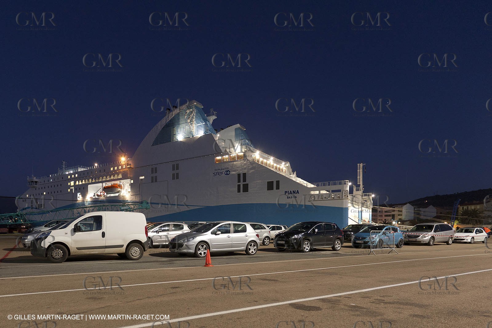 16 02 2012 - Propriano (FRA, Corse) -  La Méridionale shipping company- Piana at Propriano