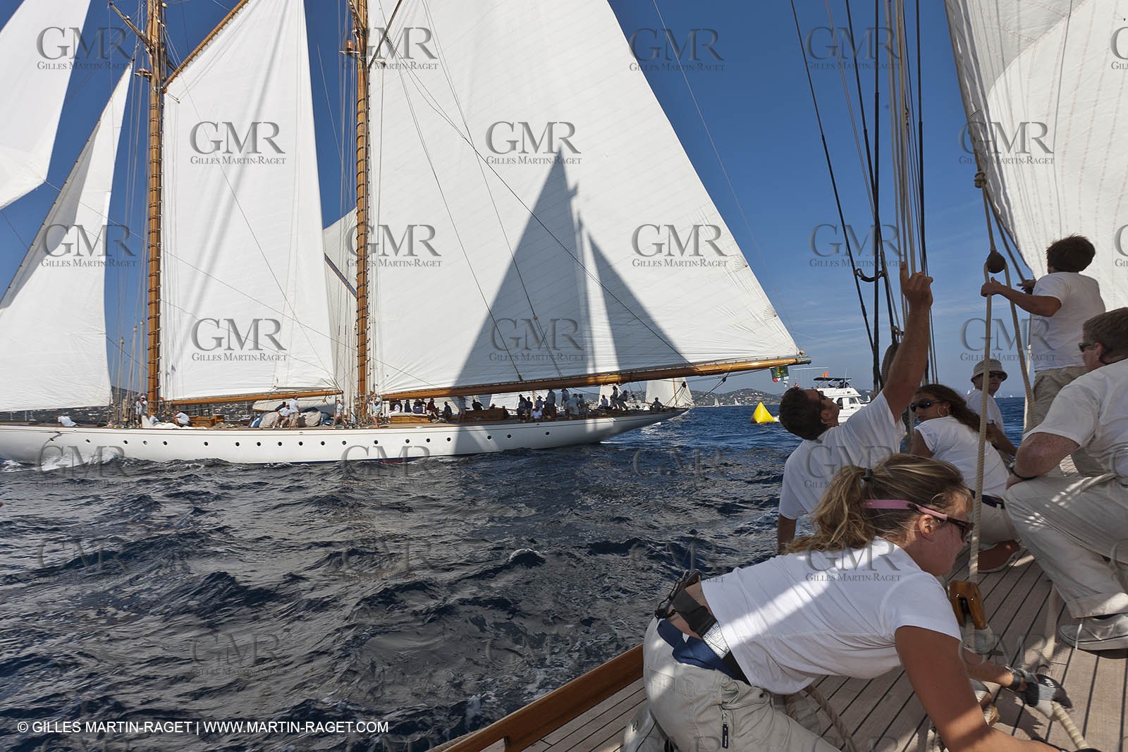 01 10 2011 - Saint Tropez (FRA,13) - Voiles de Saint Tropez 2011 - Classic Yachts - Day 5 - Onboard Mariquita