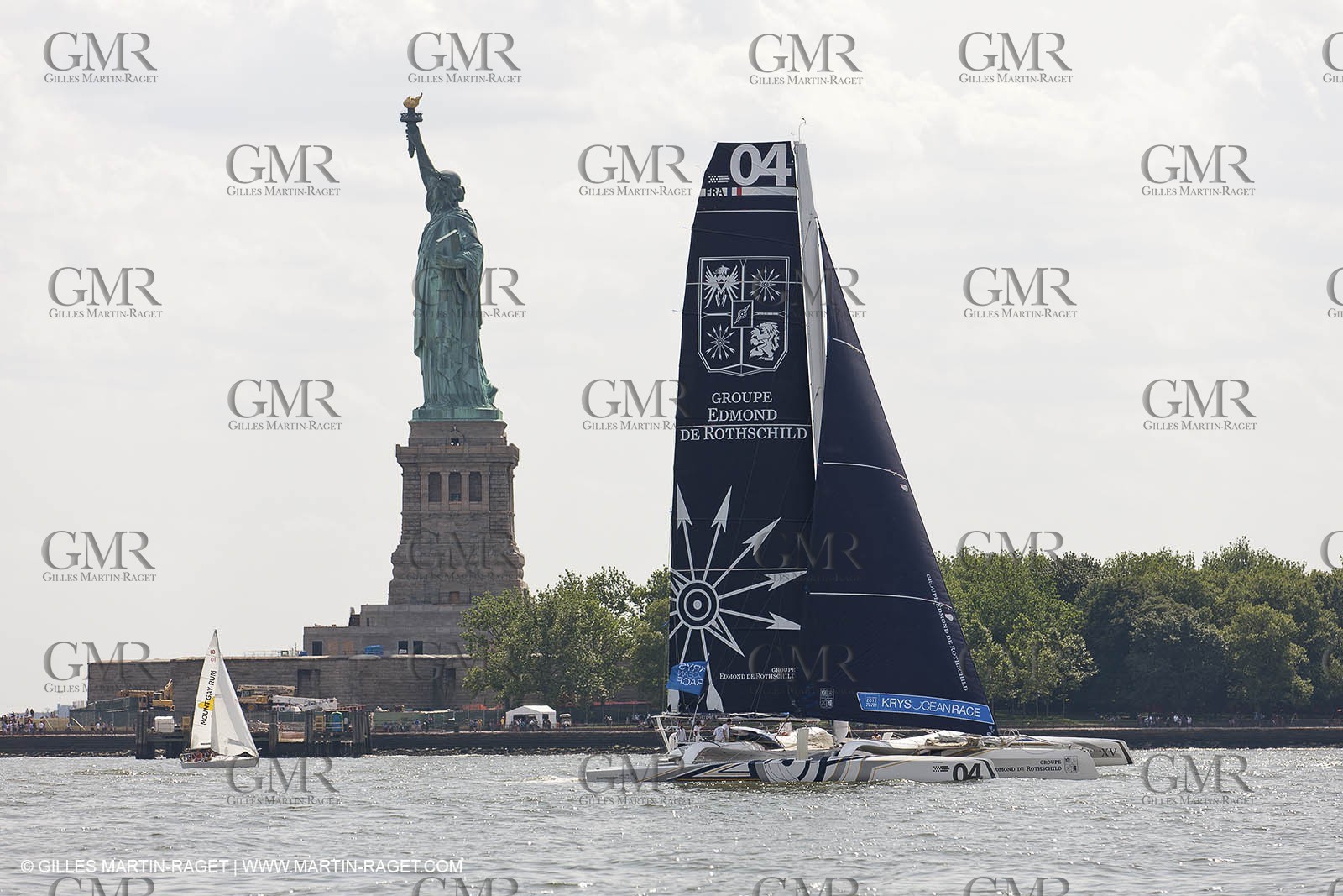 03 07 2012 - New York (USA, NY) - Krys Ocean Race prologuie - arrival in New York