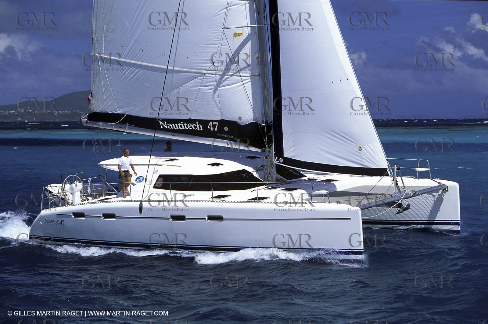 Cruising multihull sailing