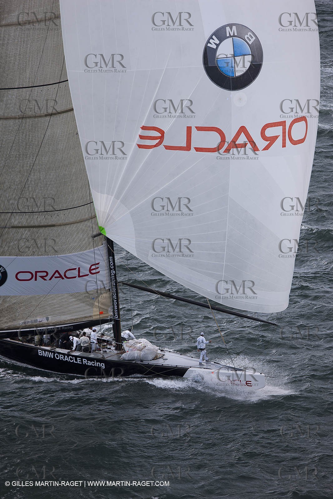 05 08 2010 - Cowes (UK, IOW) - The 1851 Cup -  BMW ORACLE Racing -  - Round The Island Race - Back in the Solent.