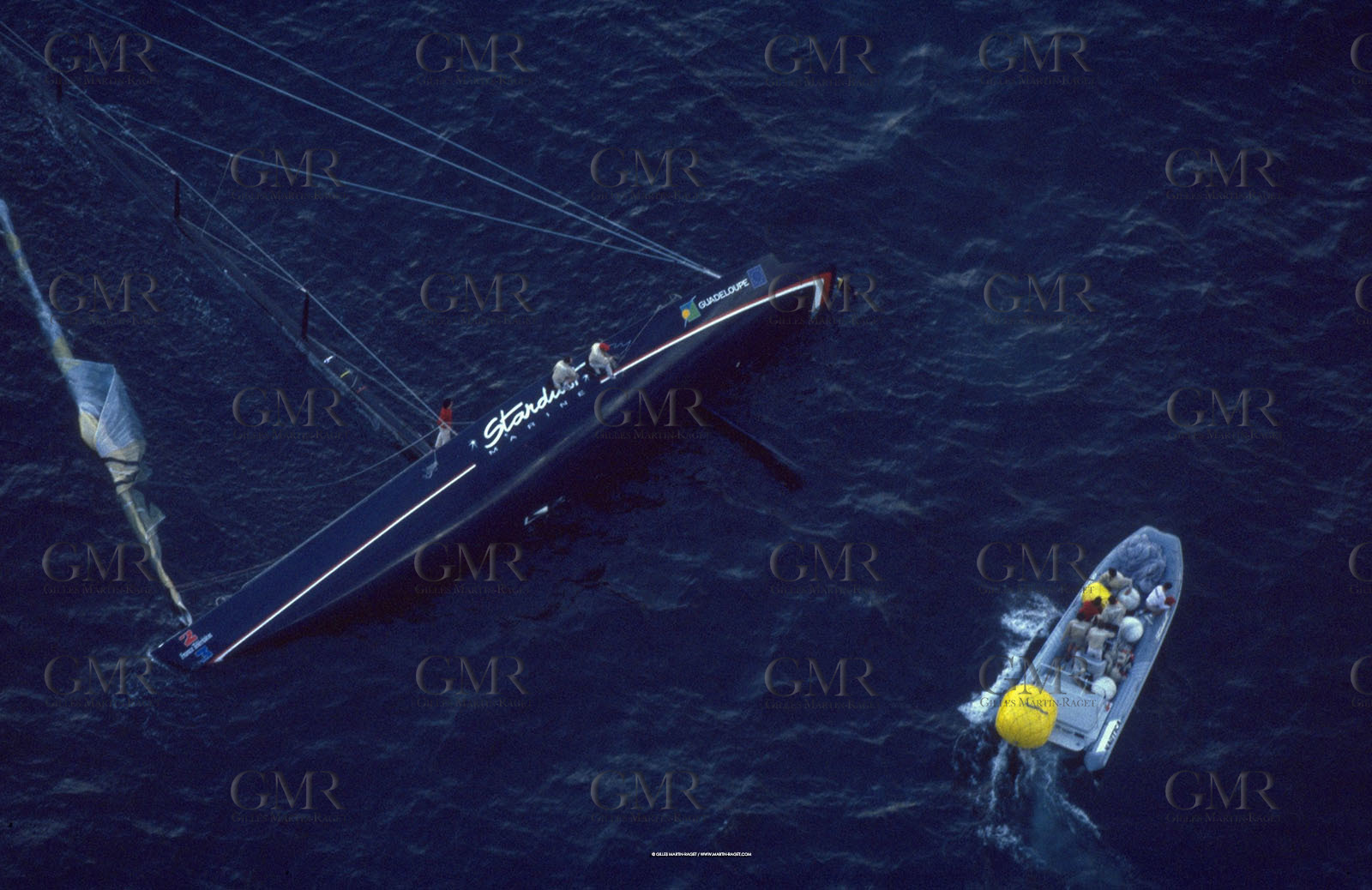 America's Cup, San Diego 1995, France 2-3 loses its keel