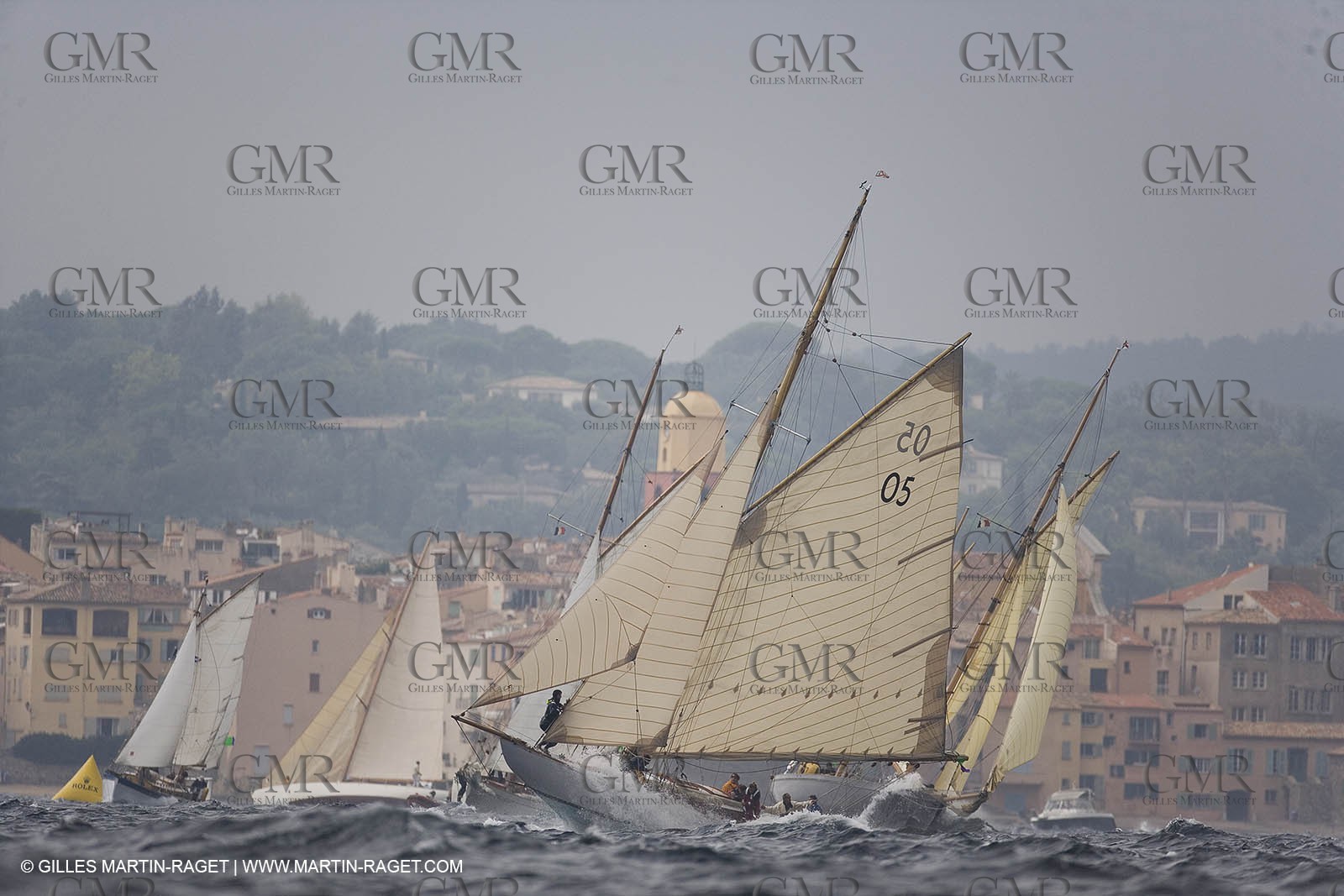 Sailing, Classic yachts, Voiles de Saint-Tropez 2006