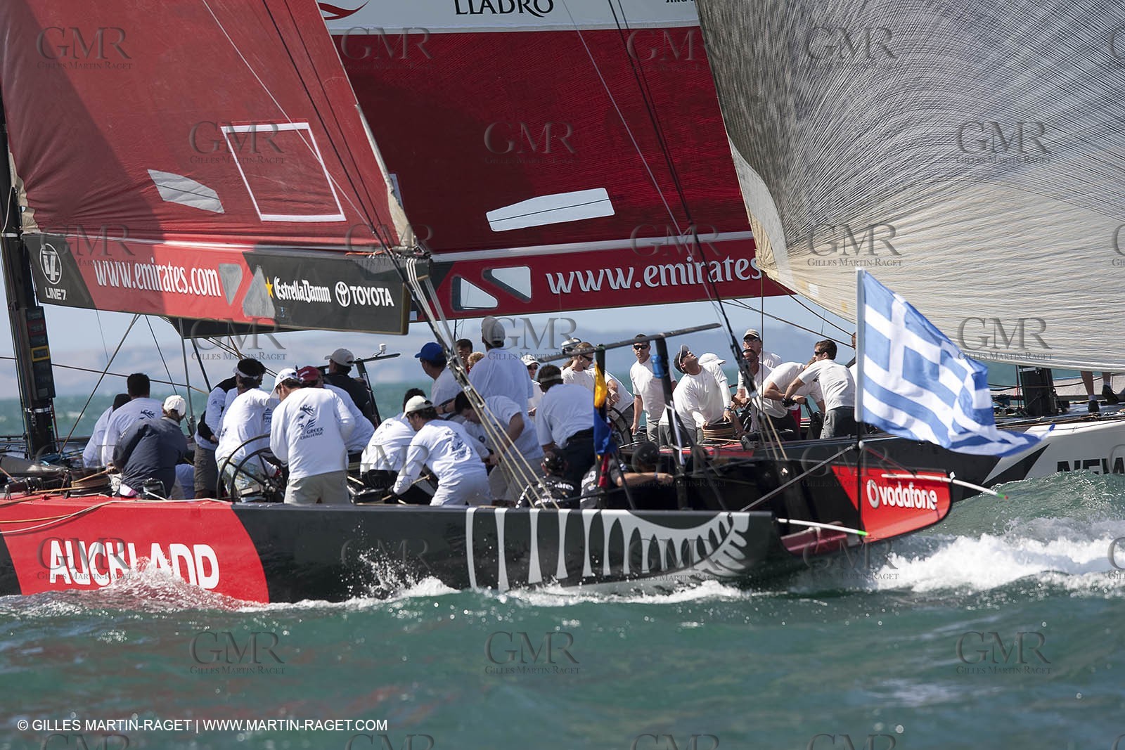 29 01 2009 - Auckland (NZL) -  Louis Vuitton Pacific Series - BMW ORACLE Racing - Training