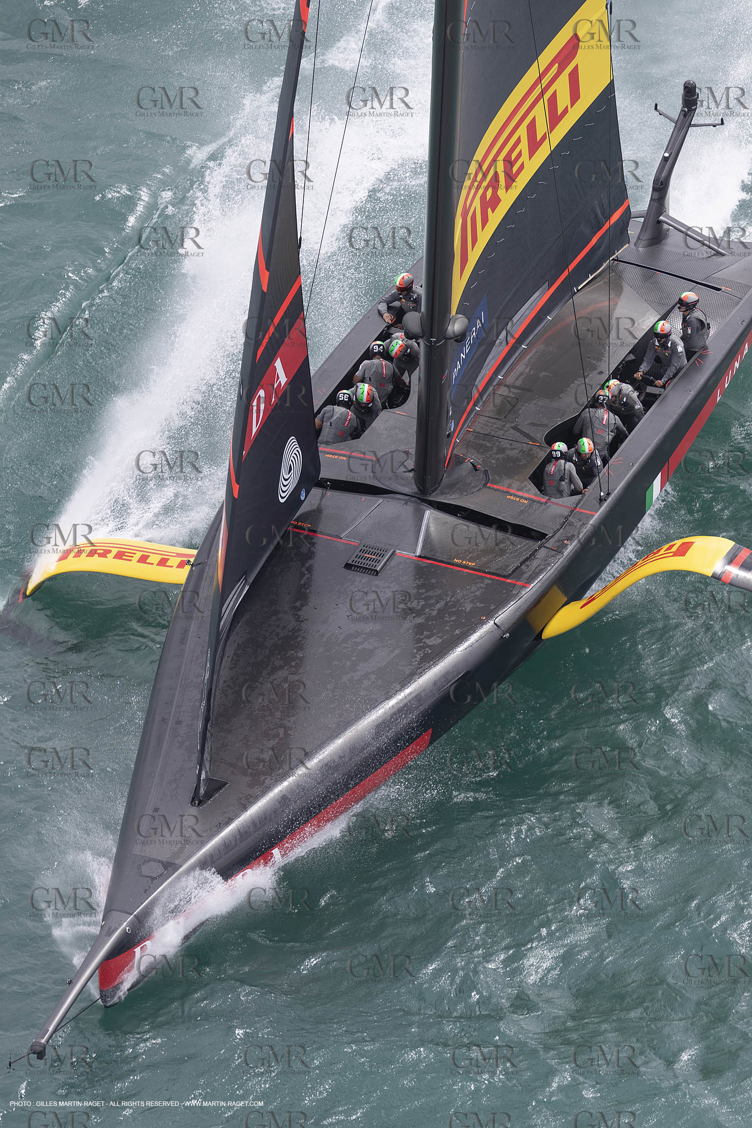 10 12 2020 - Auckland (NZL) - 36th America's Cup - Practice Sessions - Day 2 -Luna Rossa Prada Pirelli Team