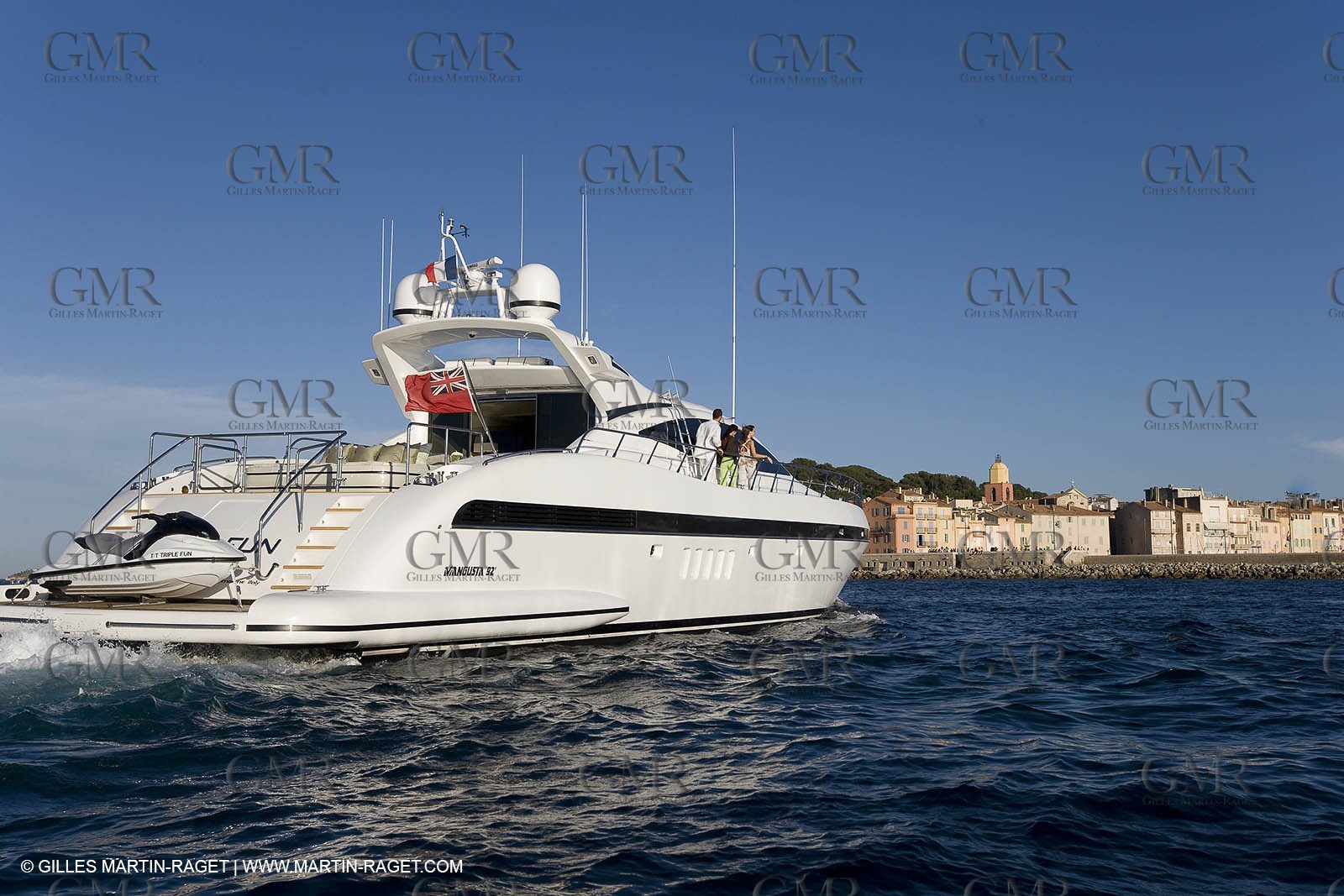 06 09 2007 - Saint Tropez (FRA, 83) - Superyachts - Motoryachts - Mangusta 92 Triple Fun in Saint Tropez