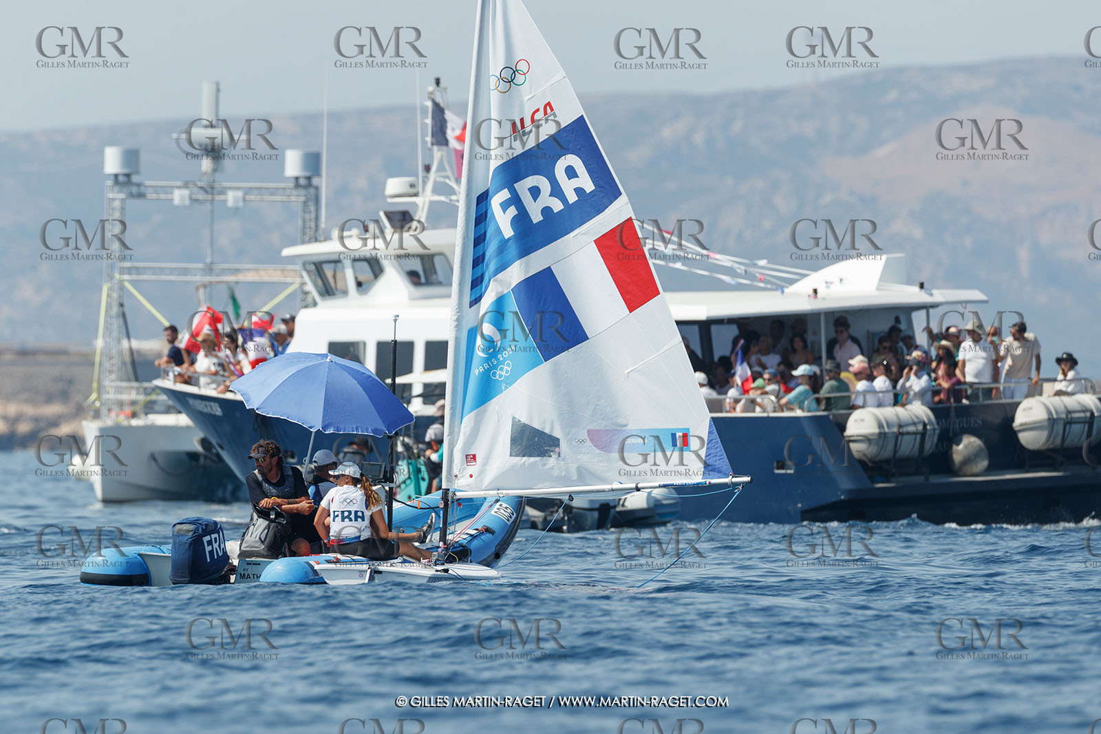 06 08 2024, Marseille (FRA), Paris 2024 Olympic Games, Sailing, Race Day 9