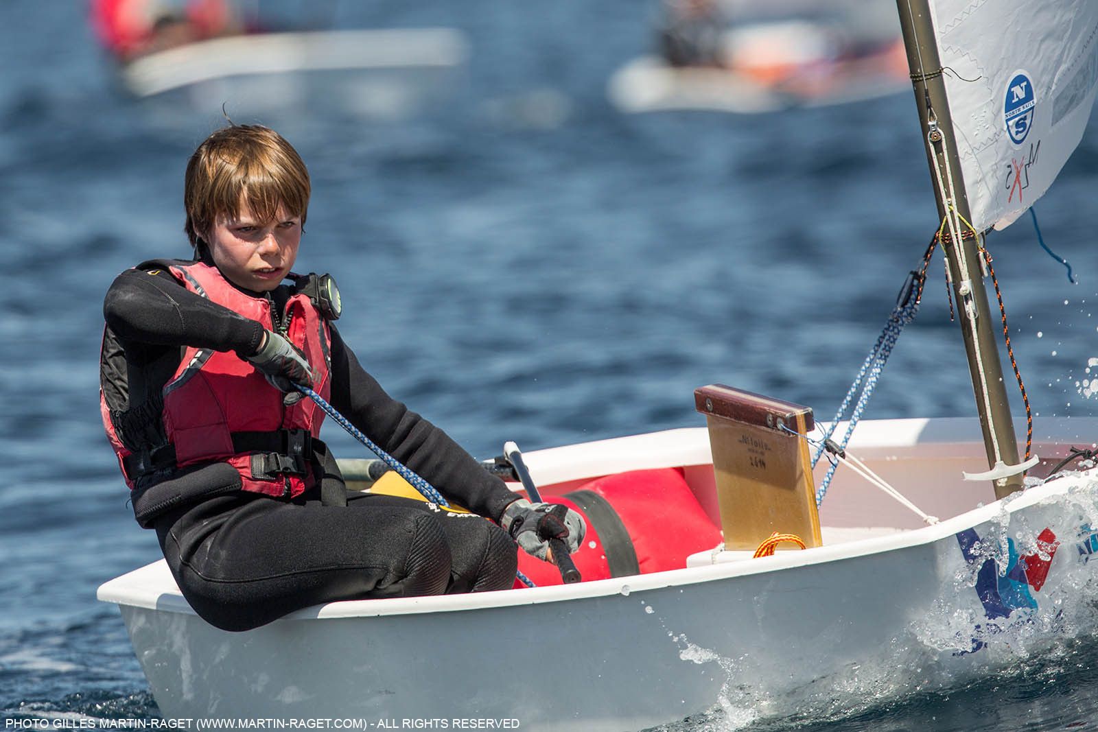 14 04 2016, Marseille (FRA,13), SNIM Dériveurs, Coupe Internationale de Printemps Optimist, Day 4
