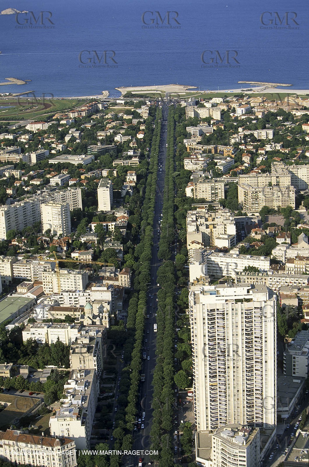 Bouches du Rhône, Marseille, (FRA,13) - Marseille from the sky