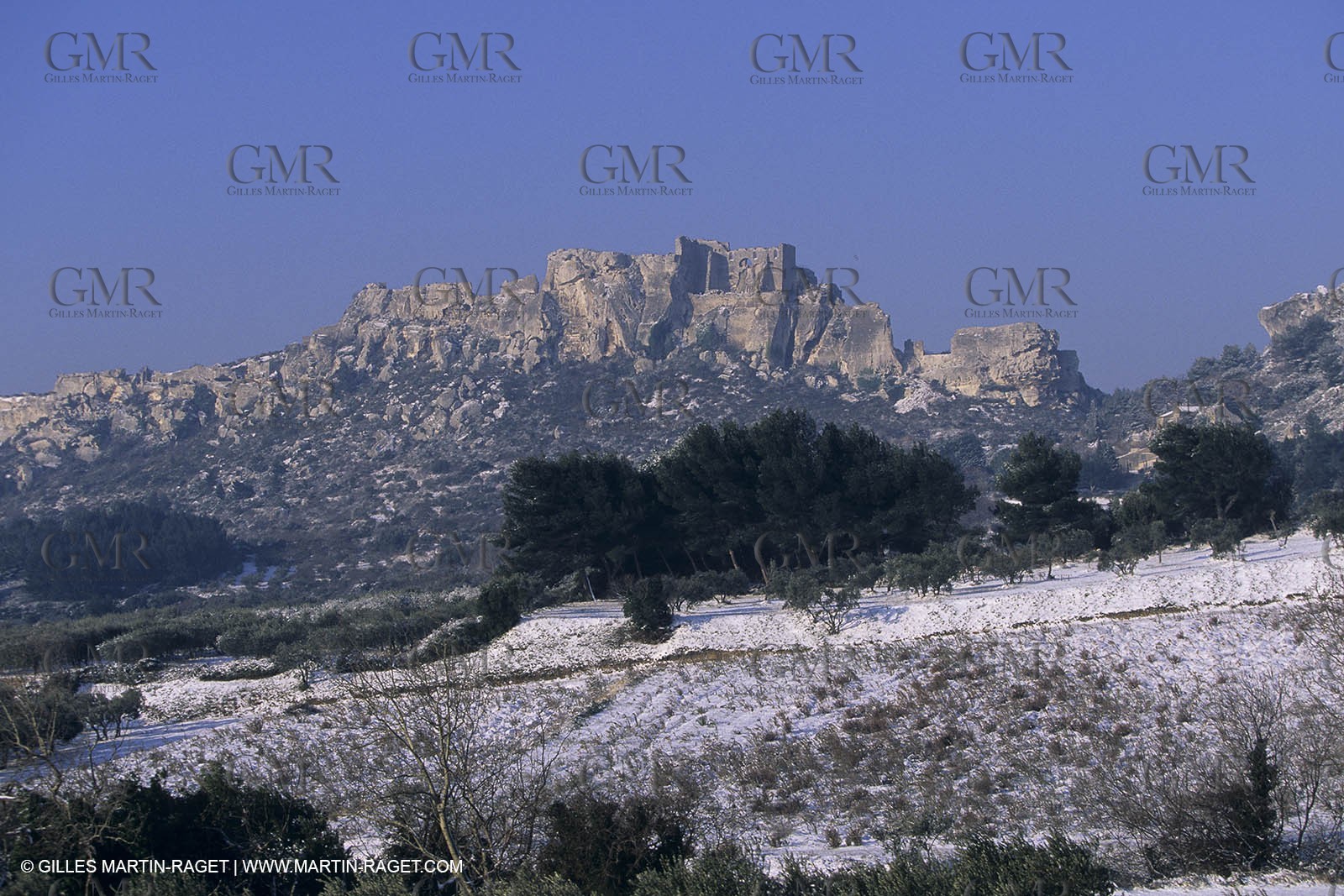 Provence under snow - Baux ed Provence