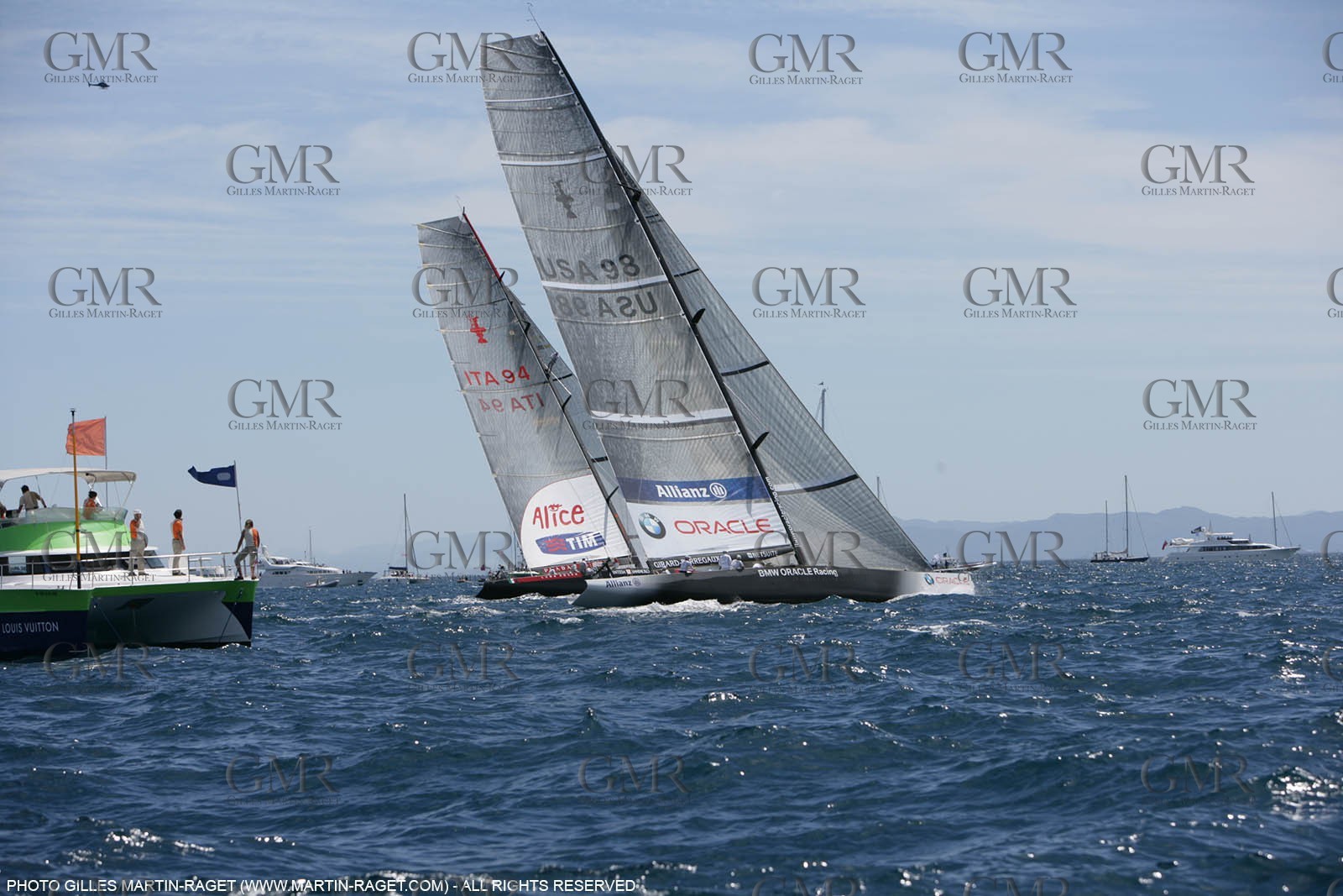 14 05 2007-Valencia (Spain)- 32nd America's Cup - Louis Vuitton Cup - Semi-final - Day 1 - BMW ORACLE racing