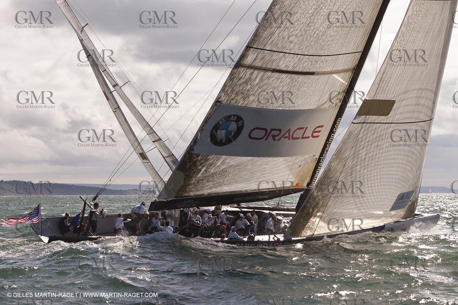 03 08 2010 - Cowes (UK, IOW) - The 1851 Cup -  BMW ORACLE Racing - Day 1.