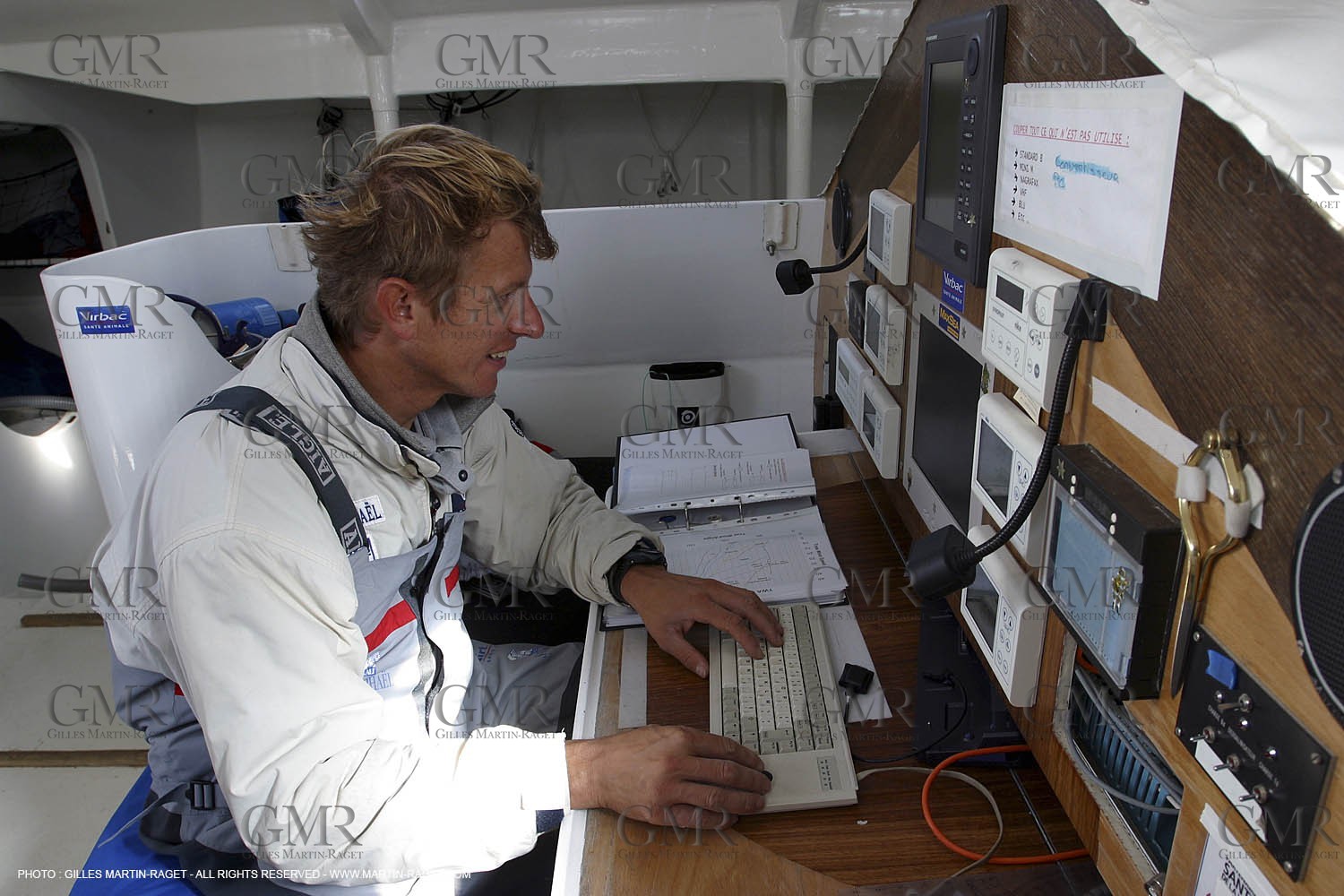 Imoca Class - 2002 Route du Rhum  - Jean Pierre Dick - Virbac -