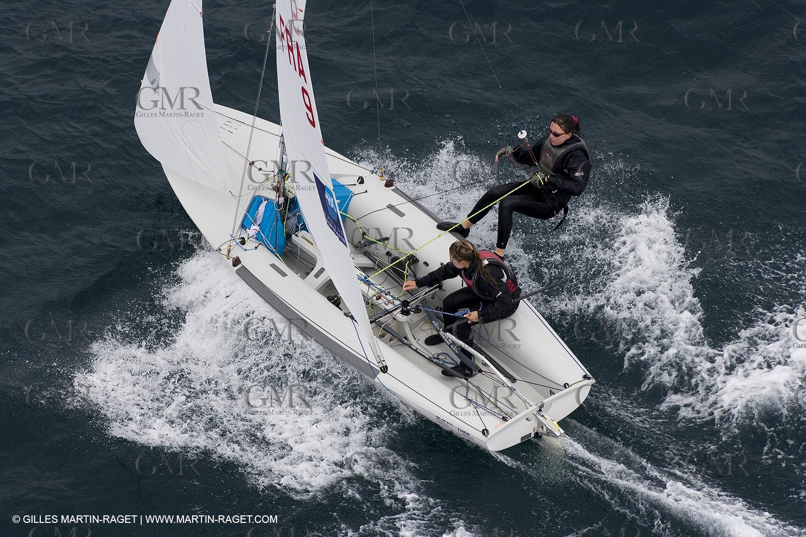 26 04 2007 - 2007 Semaine Olympique Française - Hyères (South of France) - Day 5 - Team France - 470 Femme - Lecointre-Lemaître