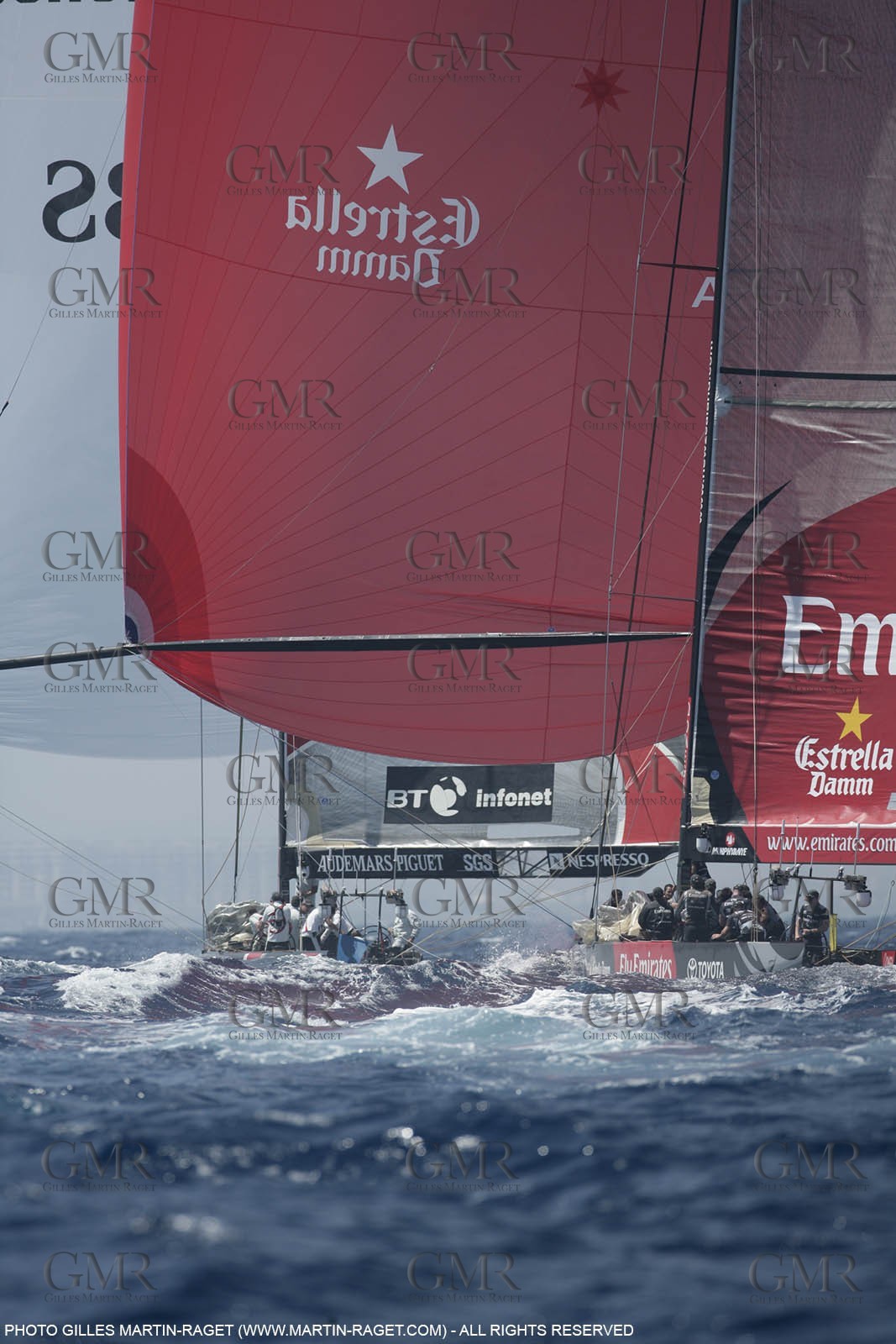 03 07 2007-Valencia (Spain)- 32nd America's Cup - Final Match - Day 8 - Alinghi vs Emirates Team New Zealand