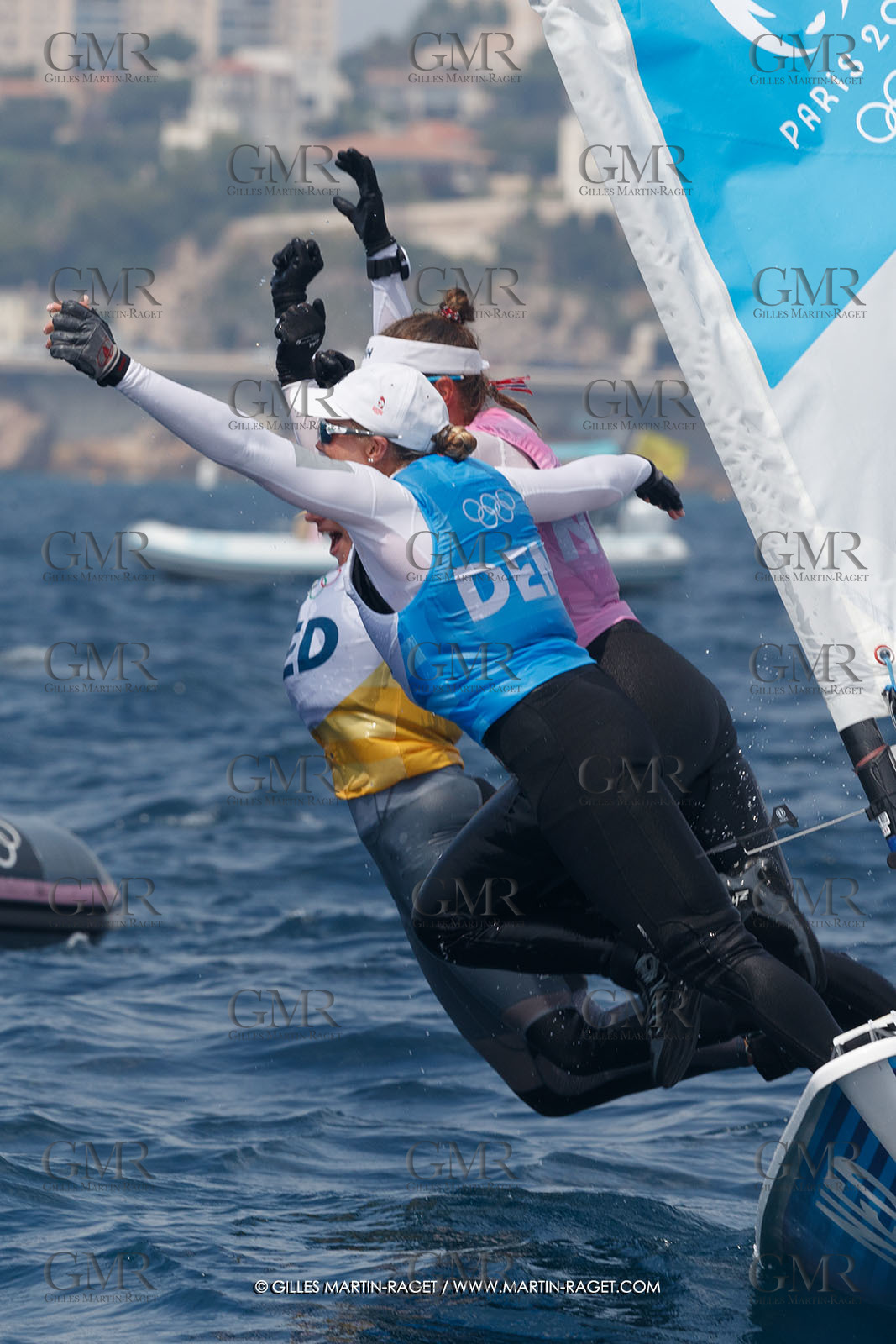 07 08 2024, Marseille (FRA), Paris 2024 Olympic Games, Sailing, Race Day 10, ILCA Medals races