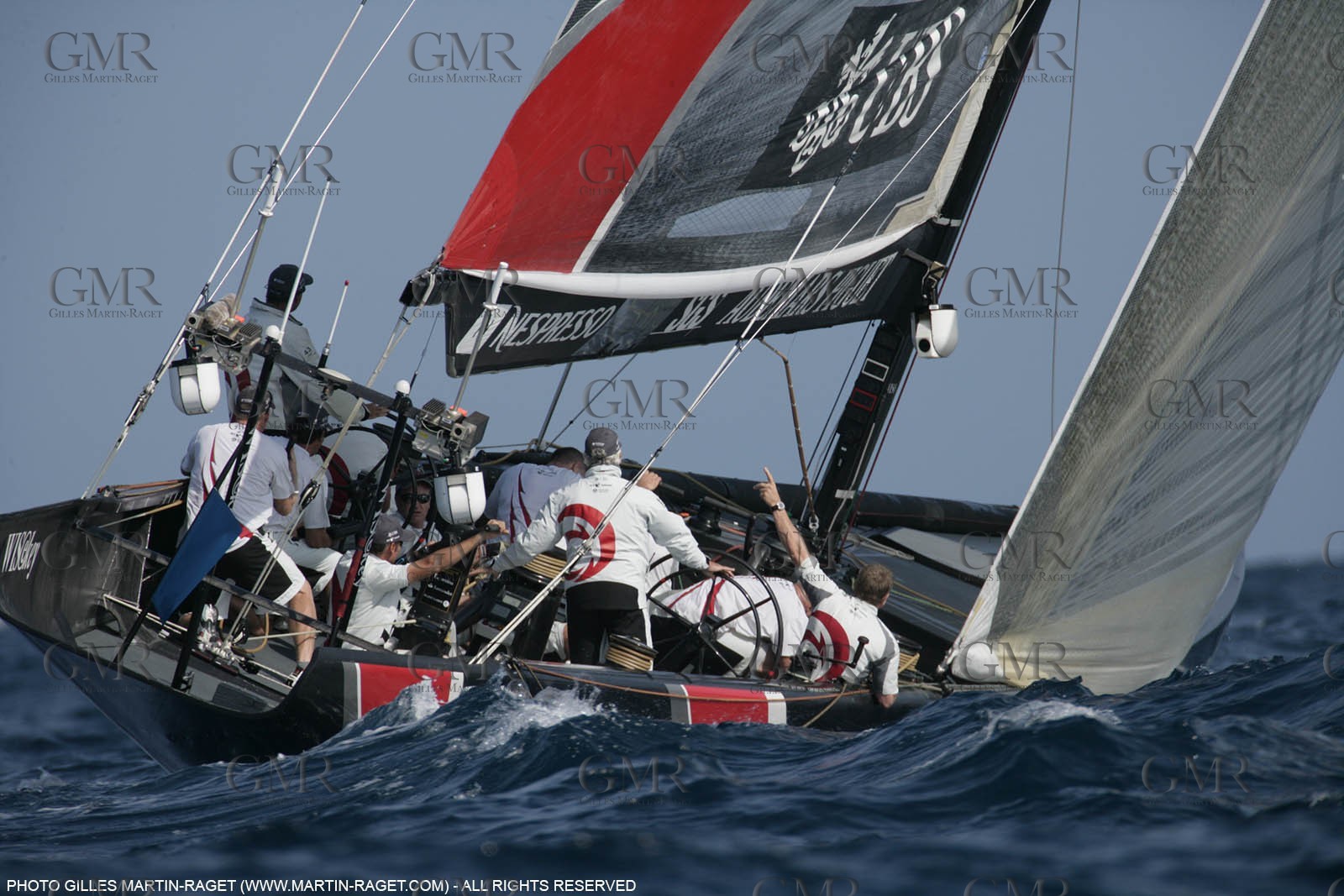 26 06 2007-Valencia (Spain)- 32nd America's Cup - Final Match - Day 3 - Alinghi vs Emirates Team New Zealand