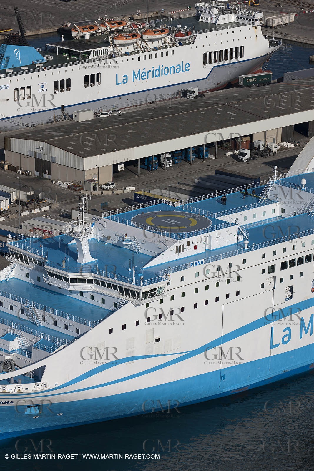 14 01 2012 - Marseille (FRA,13) - La Meridionale shipping company - the Piana off Marseille and the Calanques