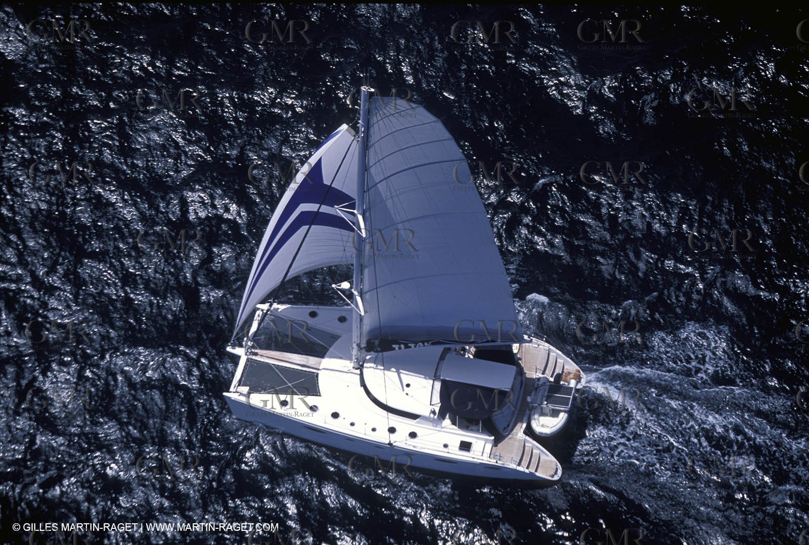 Cruising multihull sailing