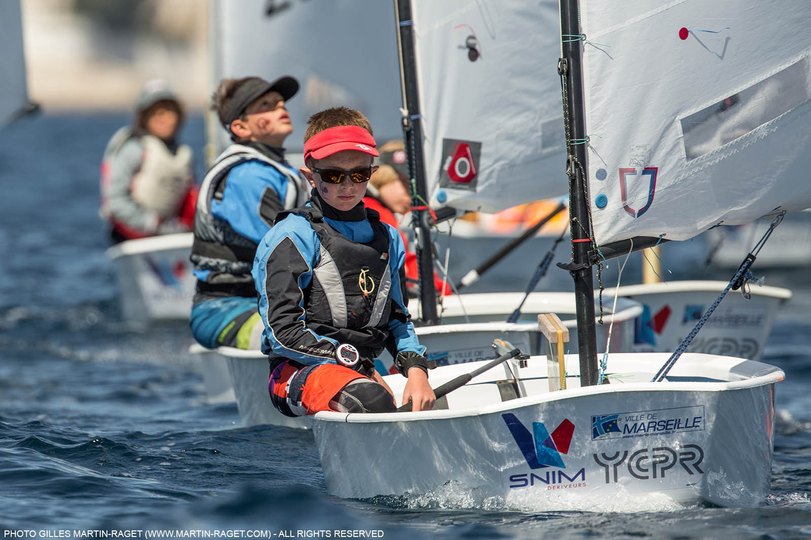 14 04 2016, Marseille (FRA,13), SNIM Dériveurs, Coupe Internationale de Printemps Optimist, Day 4