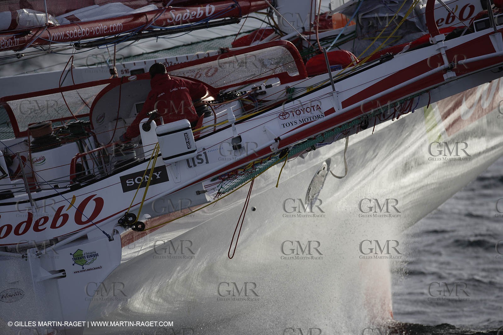 11 10 2008  -Lorient (FRA)  -  Multis Orma - Sodebo (Thomas Coville) - Route du Rhum 2006 training