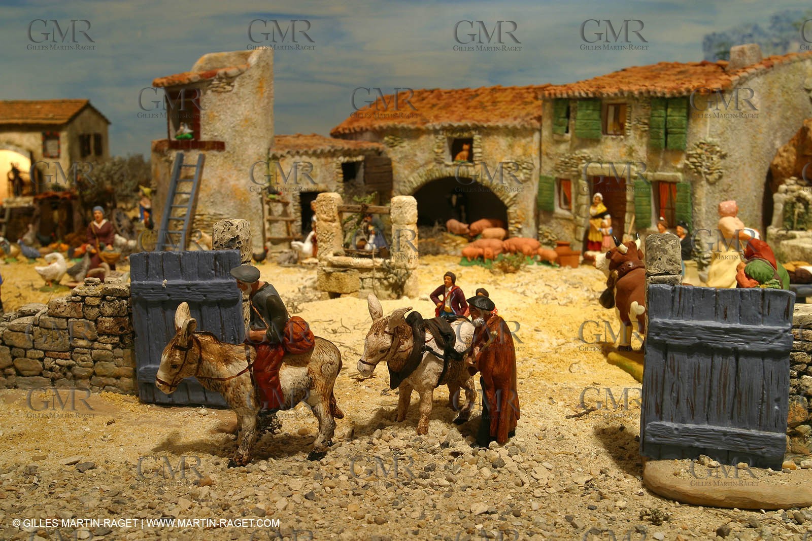Great crib from les Saintes Maries de la mer (FRA, 13) for Christmas, December 2010