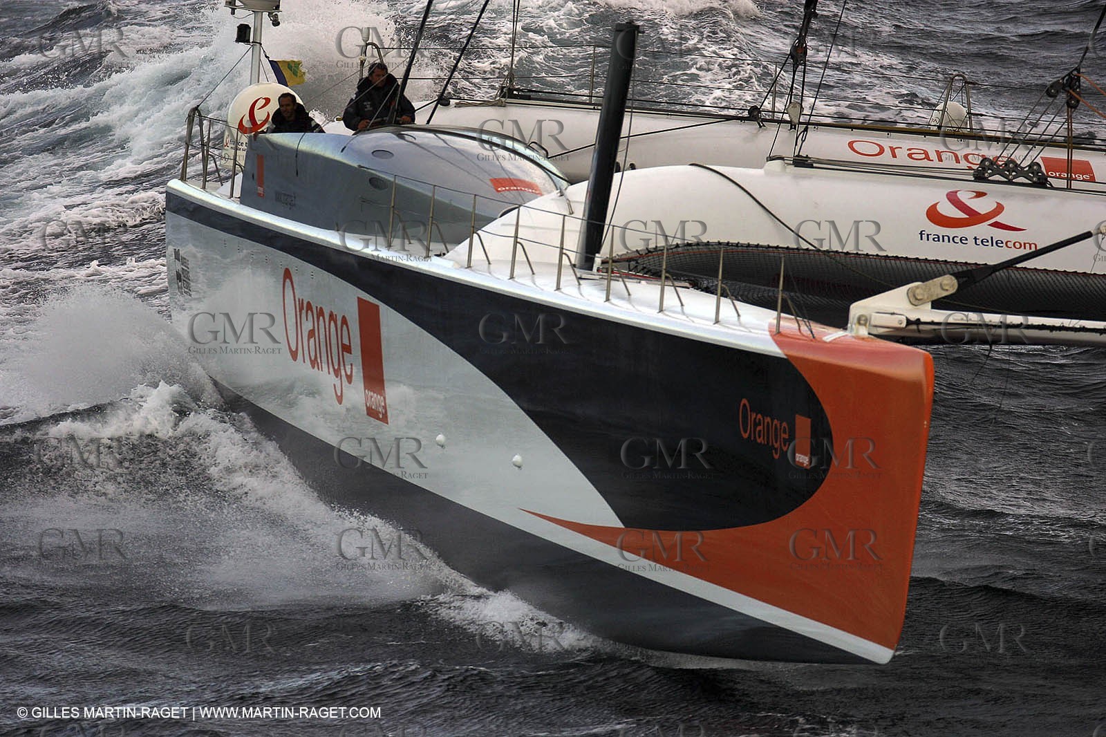 Orange II - 2004 Mediterranée Record - Start off Marseilles