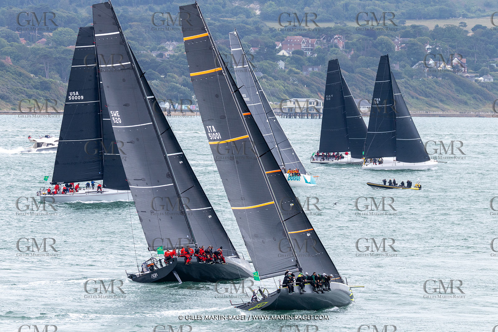 26 07 2025, Cowes (UK, IOW), Admiral's Cup 2025, Rolex Fastnet Race start,