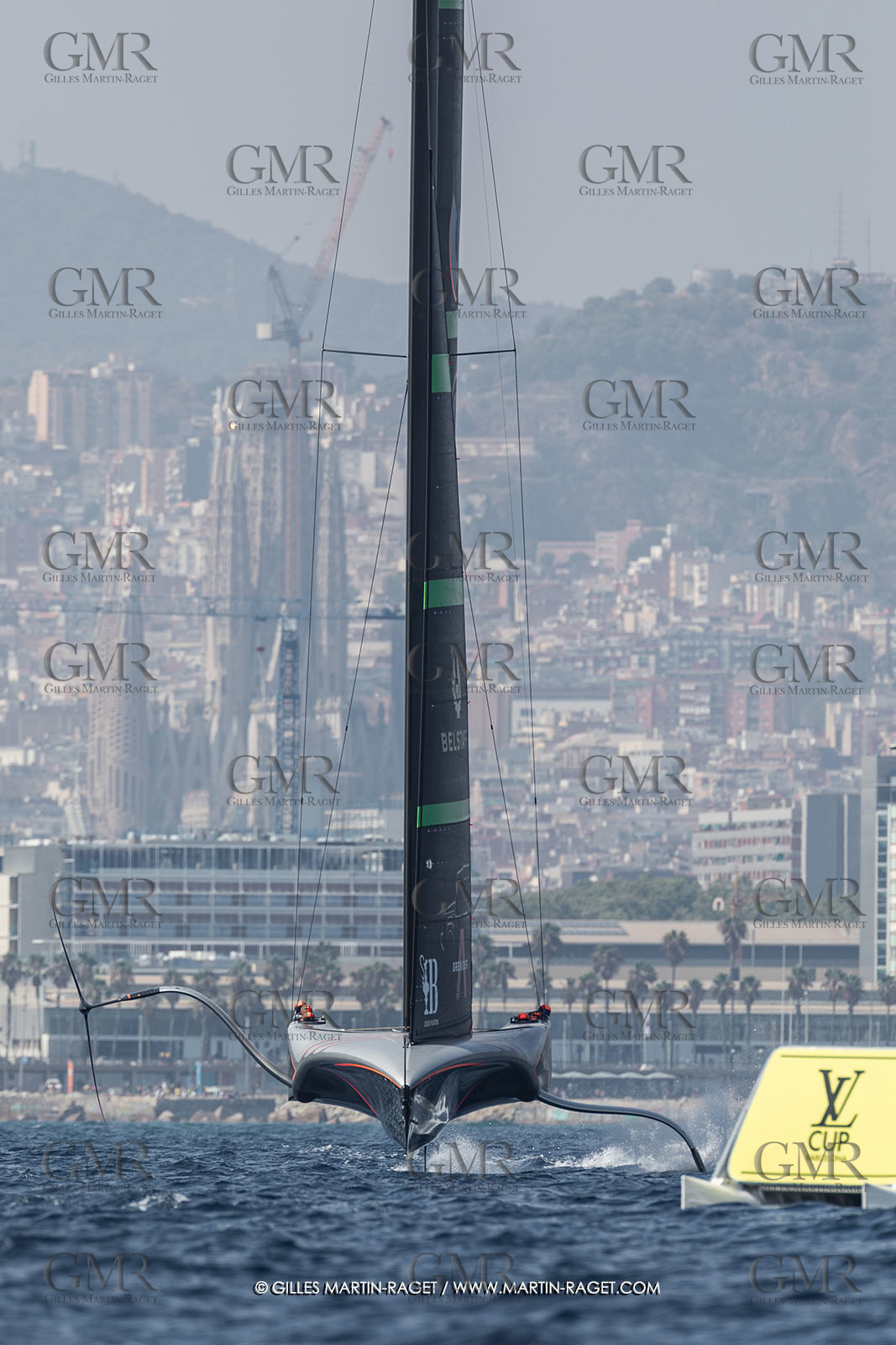 24 08 2024, Barcelona (ESP), Louis Vuitton 37th America's Cup, Louis Vuitton Prelilinary Regatta, Race Day 3