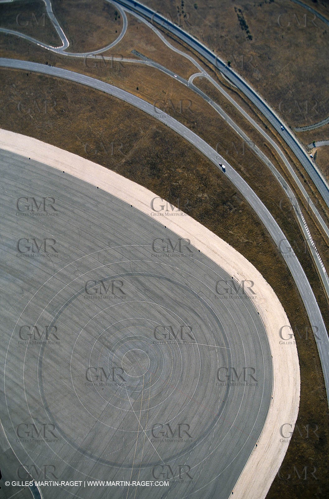 France, Provence, Plaine de la Crau, centre d'essais BMW