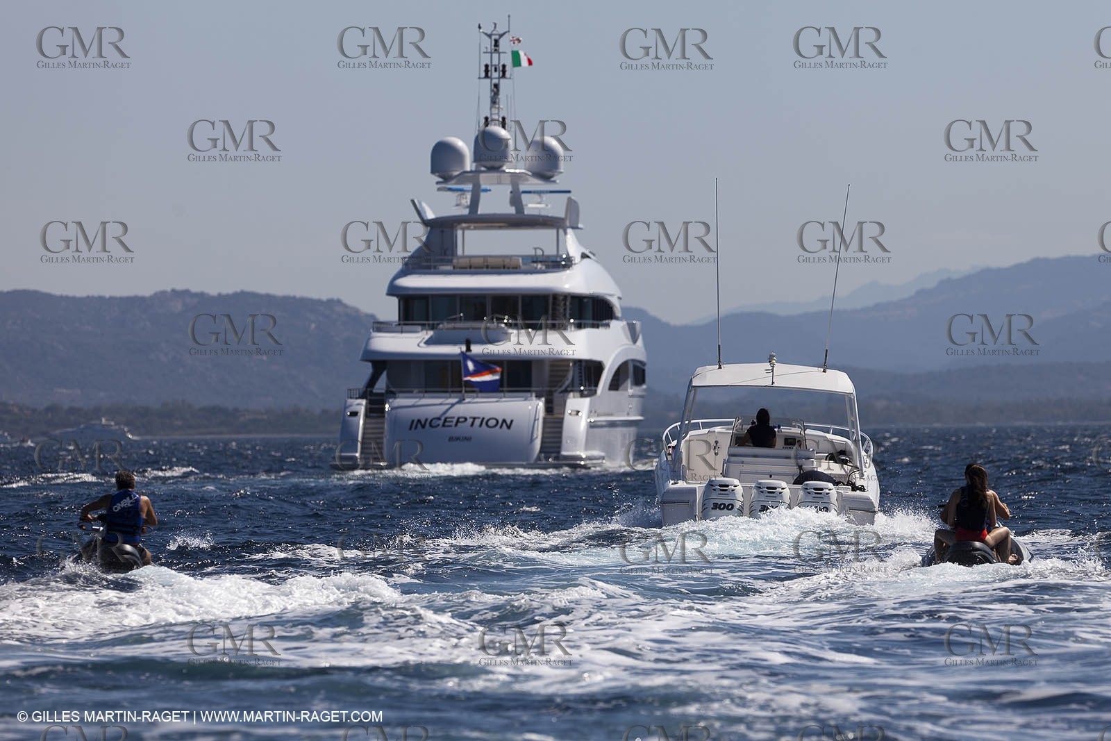 18 08 2011 - La Maddalena (ITA, Sardinia) - Motor yacht Inception