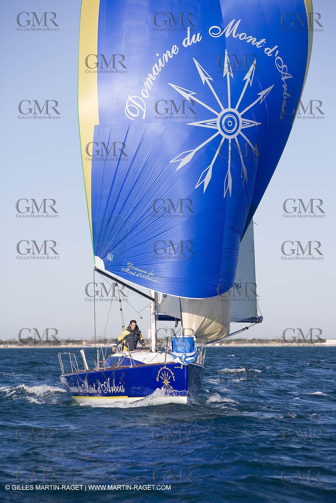 15 02 2007 - La Grande Motte (FRA) - Onedesign Figaro II - Thierry Duprey du Vorsent (Domaine de Monts d'Arbois)