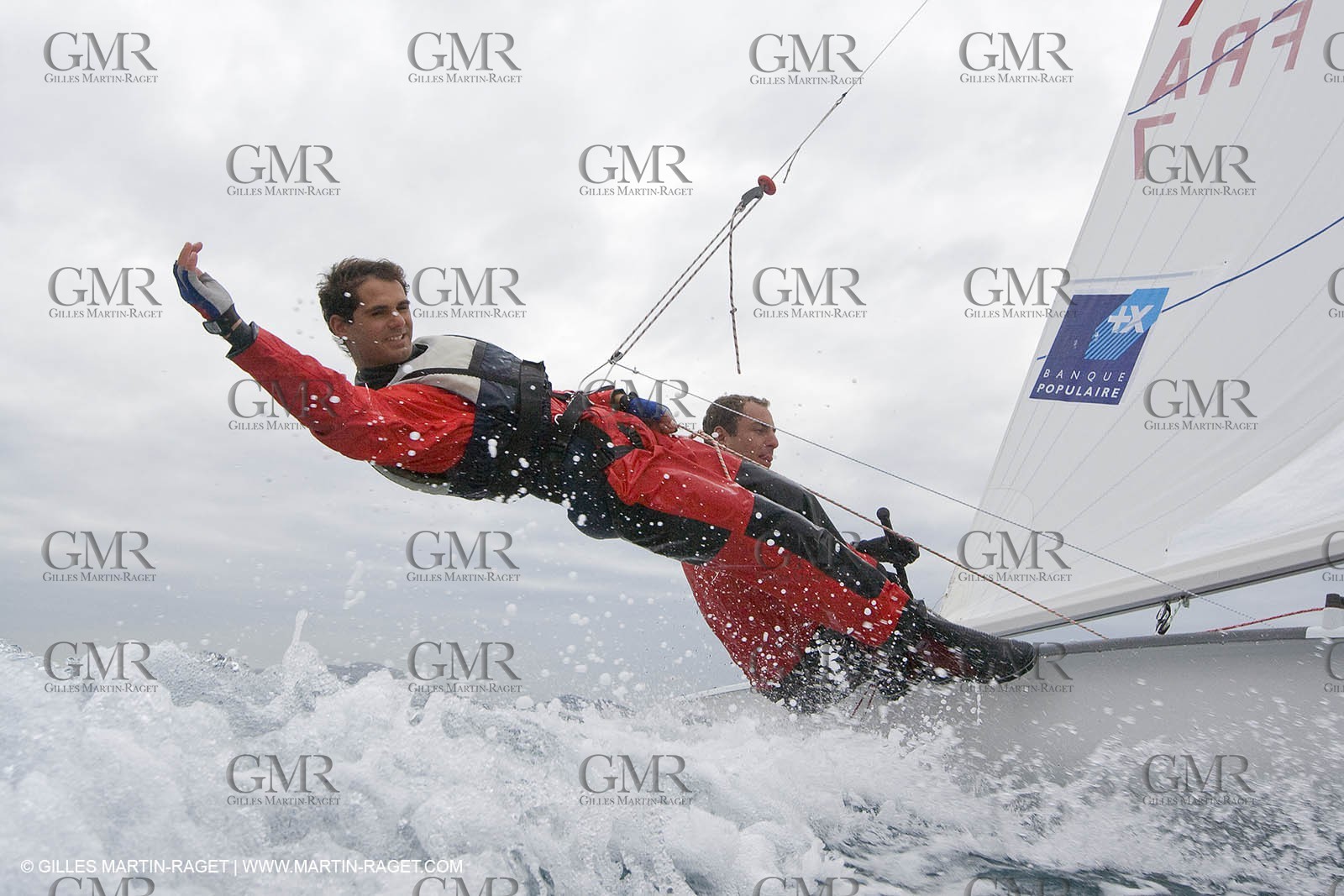 07 03 2008-Marseille (FRA, 13) Nicolas Charbonnier Olivier Bausset training