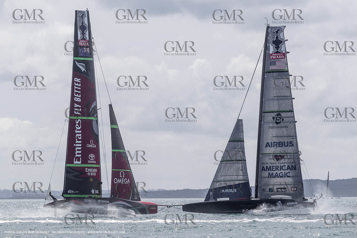 08 12 2020 - Auckland (NZL) - 36th America's Cup - Practice Sessions - Day 1