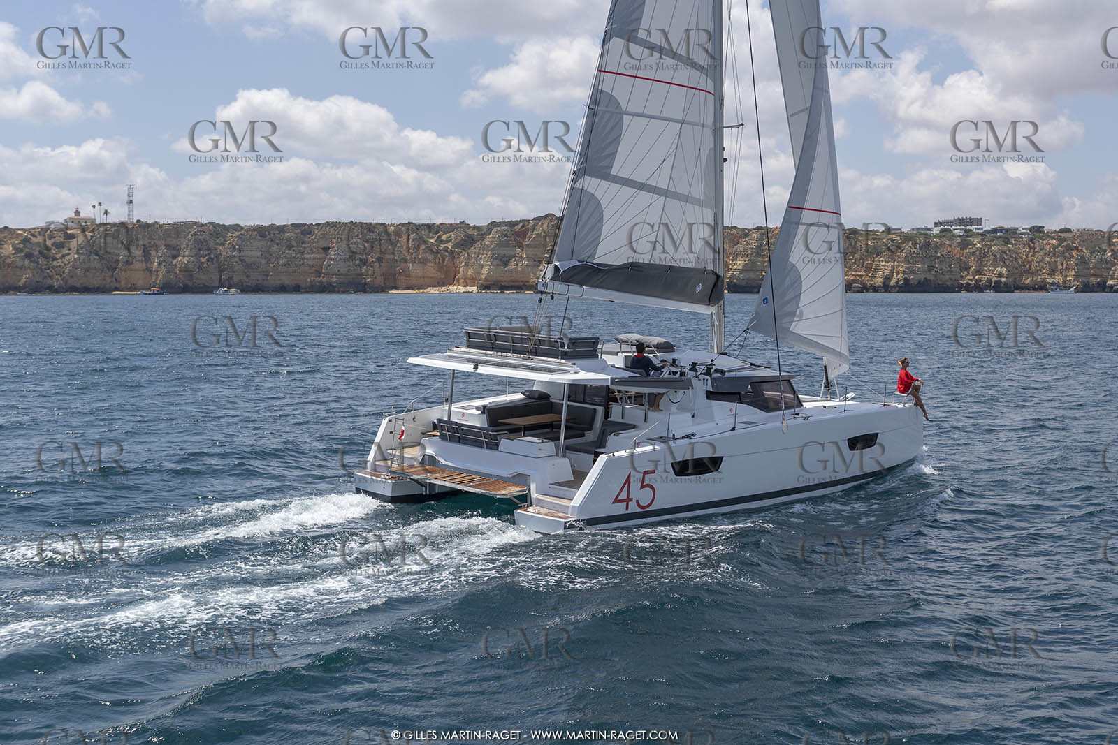 08 07 2019, Lagos (Portugal), Chantier Fountaine-Pajot, Fountaine-Pajot 45
