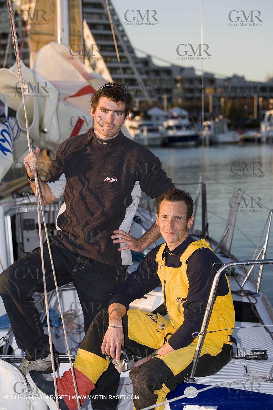 15 02 2007 - La Grande Motte (FRA) - Onedesign Figaro II - Thierry Duprey du Vorsent (Domaine de Monts d'Arbois)