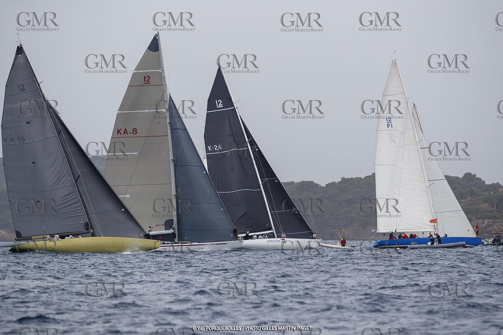 20 06 2024, Porquerolles Island (FRA,83), Chamiopnnat du monde des 12 m JI 2024, Day4