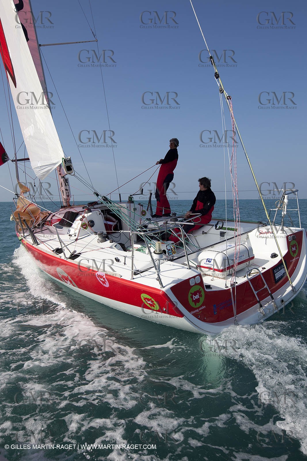 13 03 2010 -  La Grande Motte   Port Camargue (FRA) - Groupe Bel - Kito de Pavant   Sebastien Audigane training for Transat AG2R