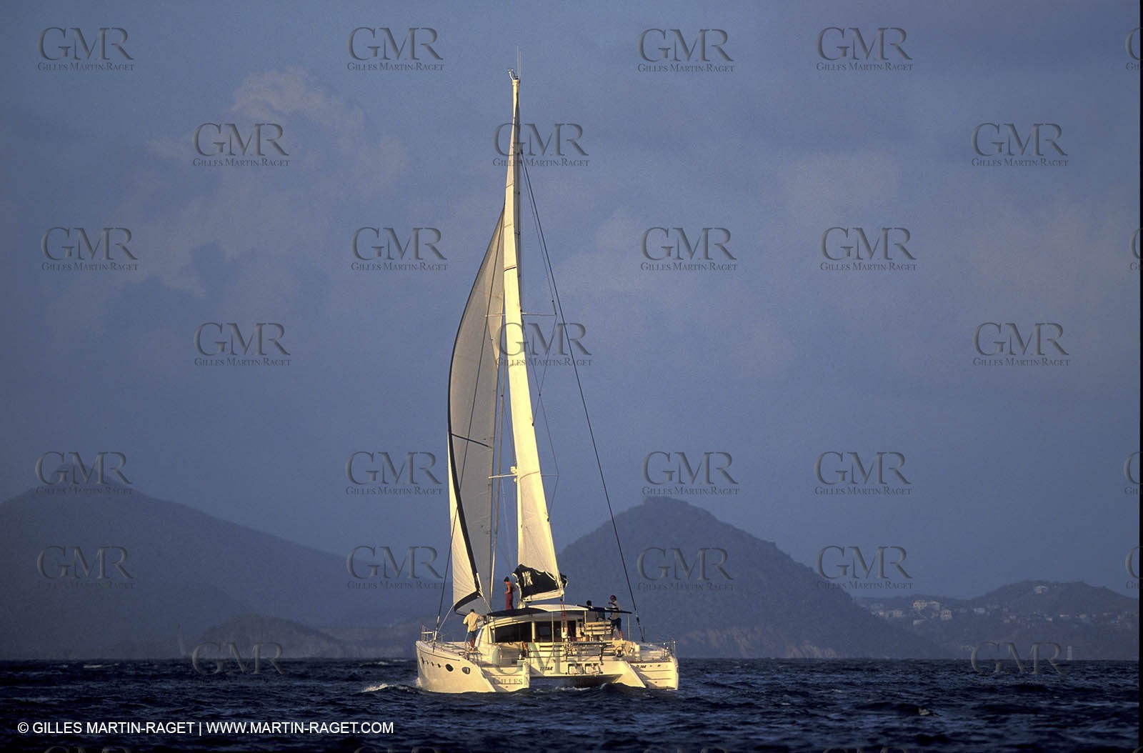 Cruising multihull sailing