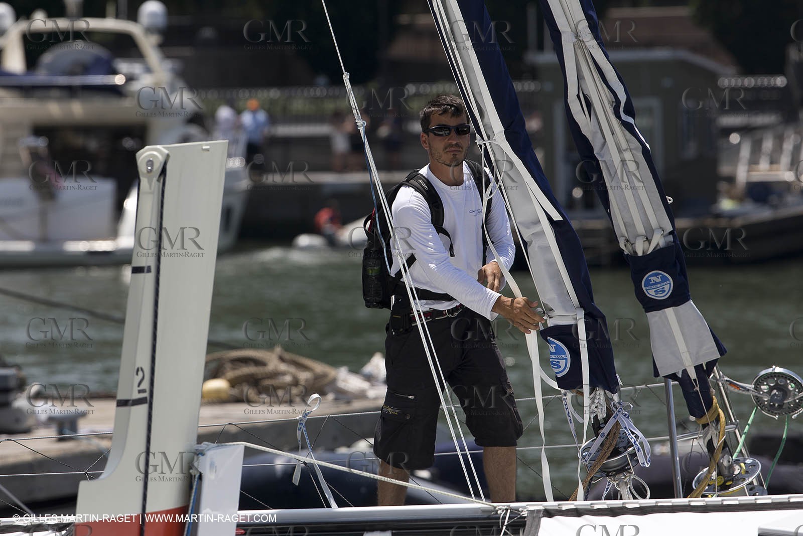 05 07 2012 - New York (USA) - Ocean Krys Race - Speed runs in fornt of NY city