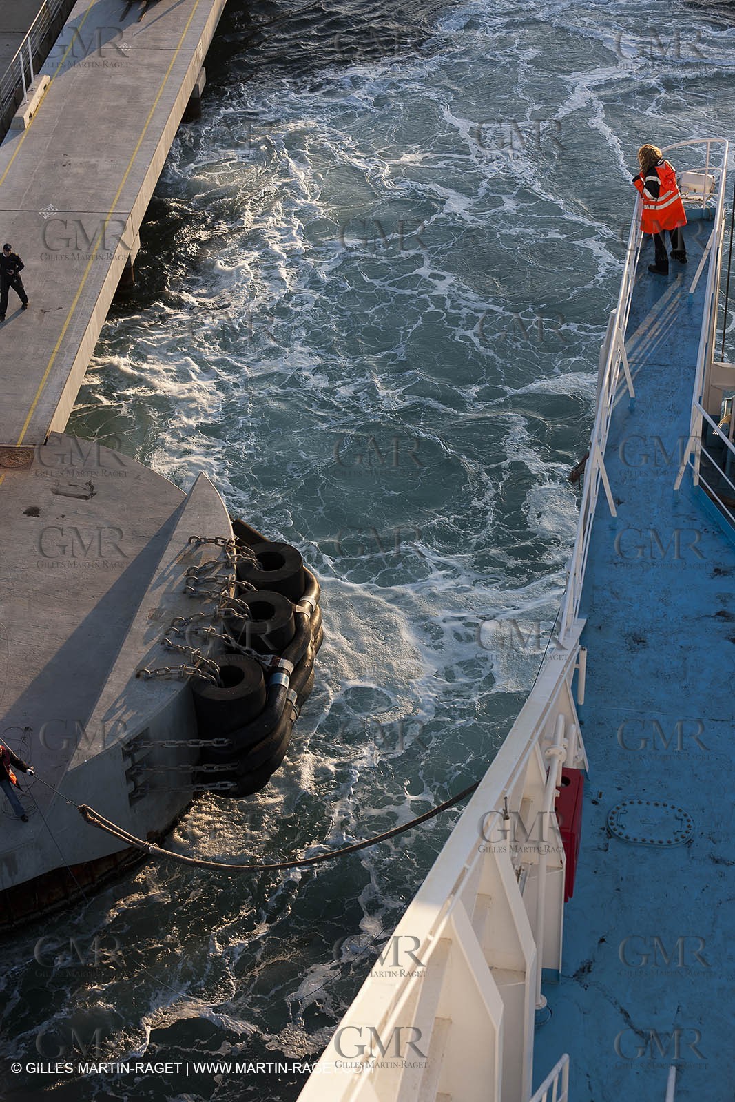 16 02 2012 - Propriano (FRA, Corse) -  La Méridionale shipping company- Piana at Propriano