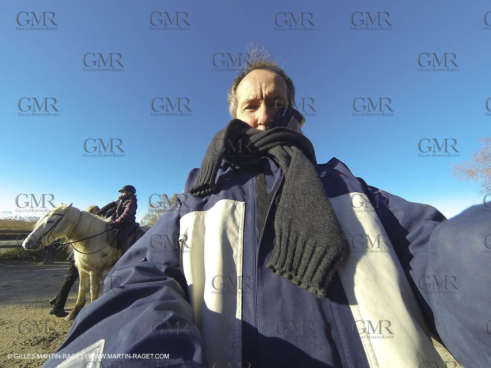 26 12 2013 - Les Saintes Maries de la Mer (FRA,13) - Horese riding at Cabanes de Cacharel