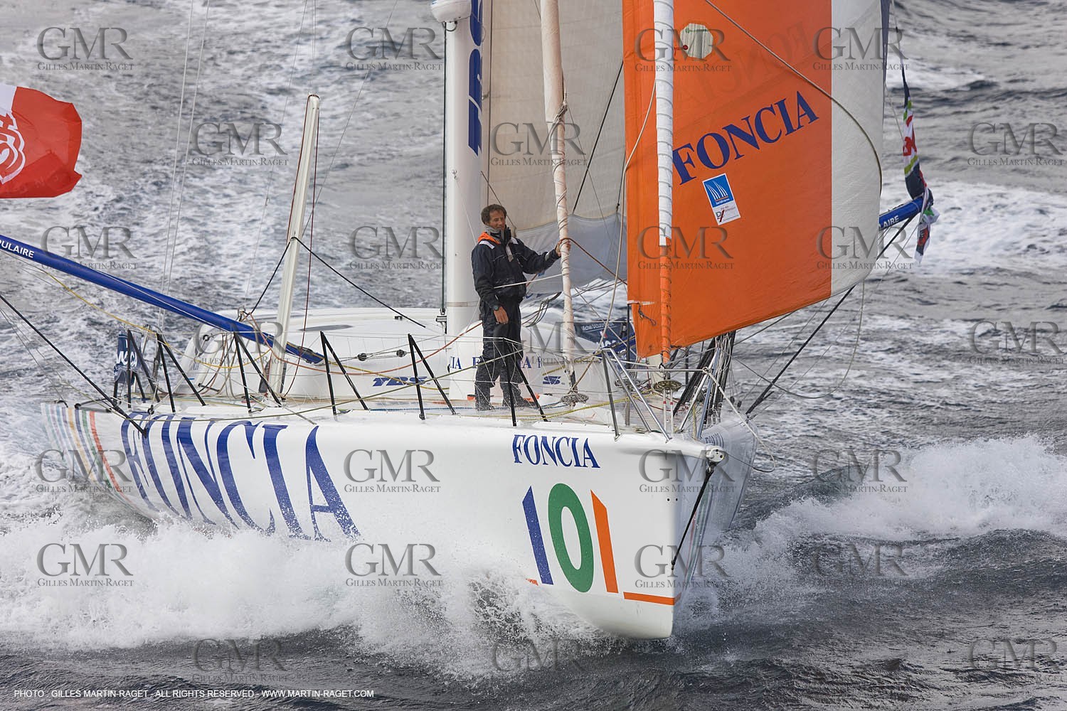 02 10 2008 - Lorient (FRA,56) - Vendée Globe 2008 - Foncia - Michel Desjoyeaux