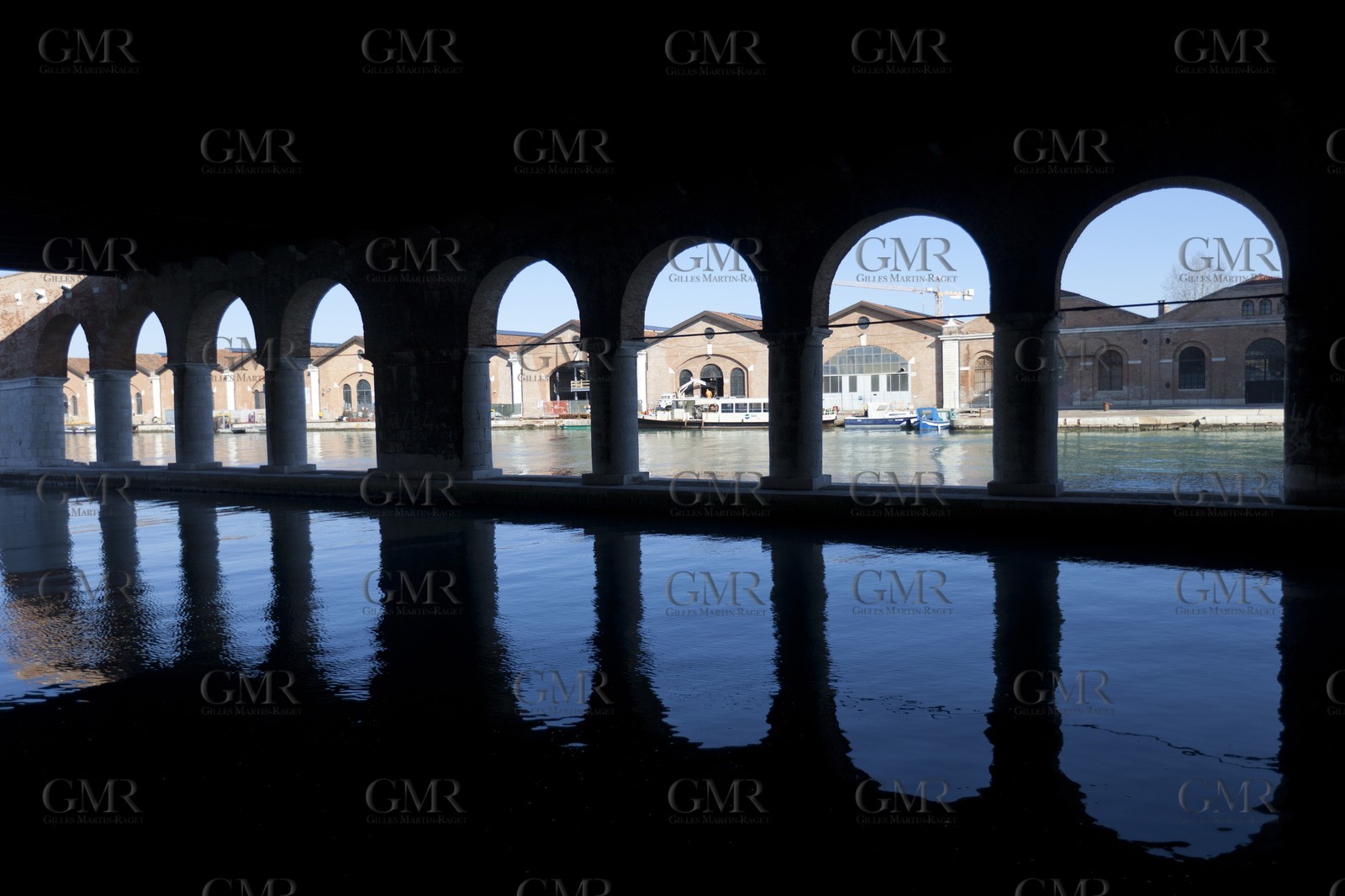 20 02 2012 - Venezia (ITA) - 34th America'sCup - Venezia 2012 America's Cup World Series - The Arsenale where the AC45 moorings, public village, media center and Club 45 will be located