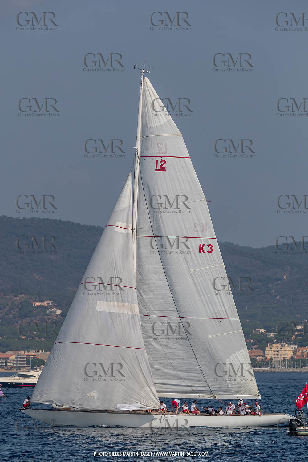 05 10 2023, Saint-Tropez (FRA,83), Les Voiles de Saint-Tropez 2023, Race Day 5, Défi Pride Vs Ikra