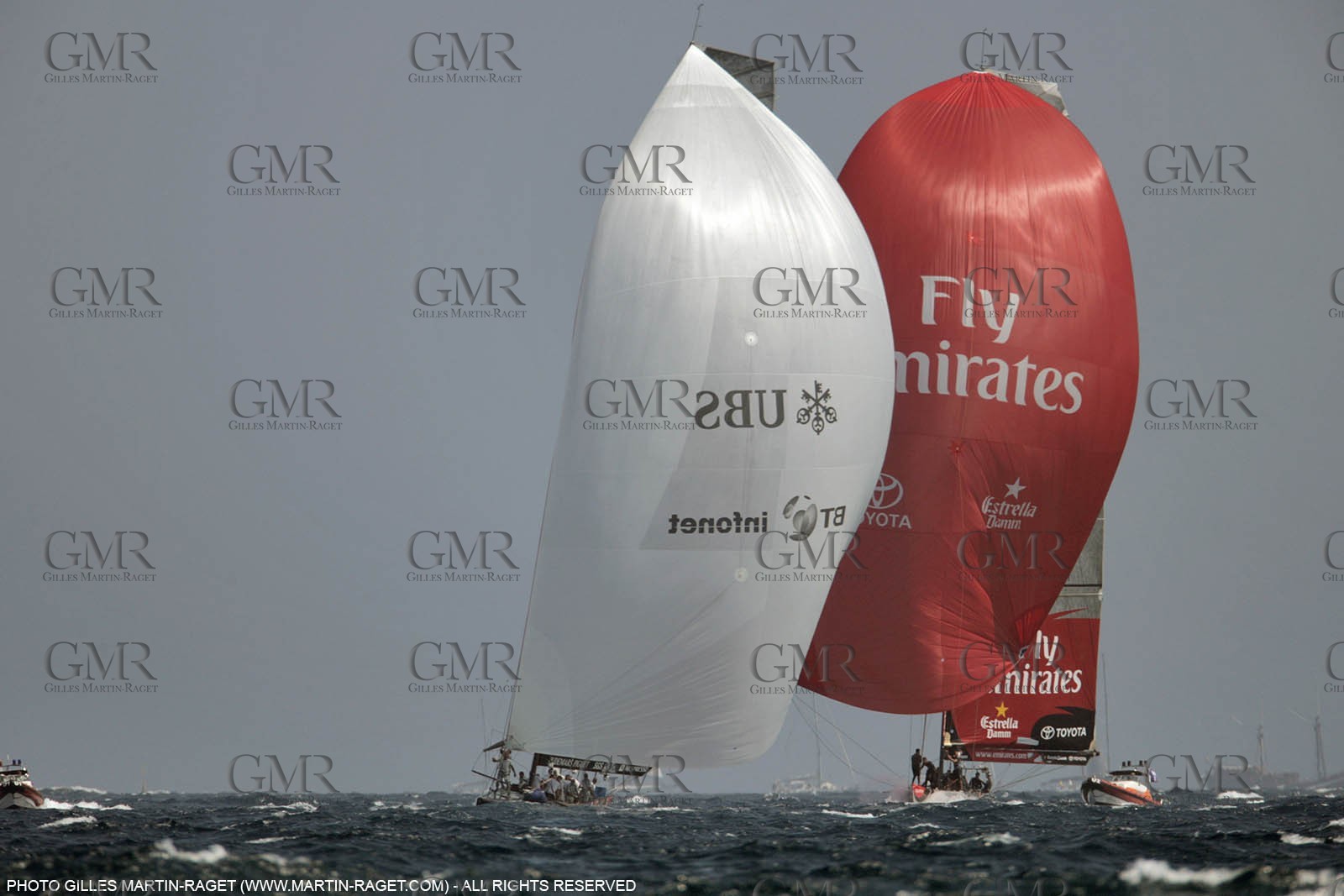 29 06 2007-Valencia (Spain)- 32nd America's Cup - Final Match - Day 5 - Alinghi vs Emirates Team New Zealand