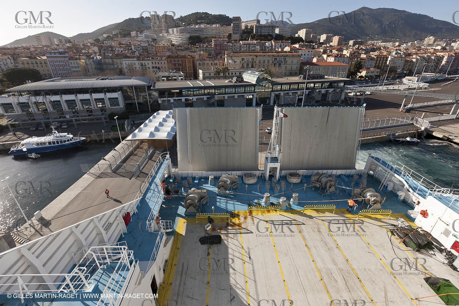 16 02 2012 - Ajaccio (FRA, Corse) -  La Méridionale shipping company- Piana at Ajaccio