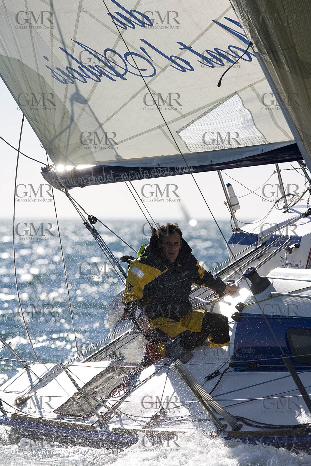 15 02 2007 - La Grande Motte (FRA) - Onedesign Figaro II - Thierry Duprey du Vorsent (Domaine de Monts d'Arbois)