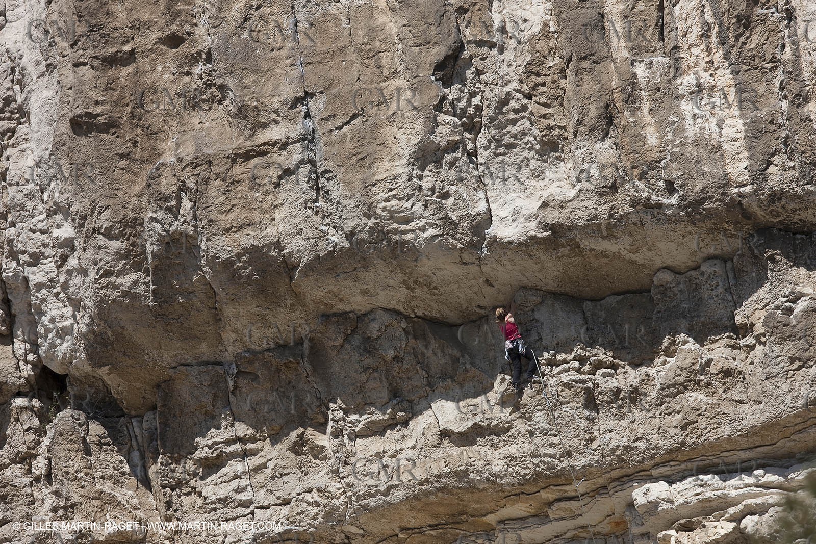 26 03 2009 - Marseille (FRA, 13) - Les Calanques - Sugiton - Les toits cliff